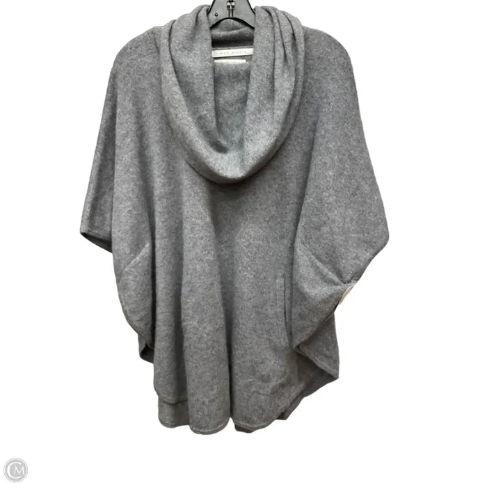 Poncho By Max Studio In Grey, Size: L
