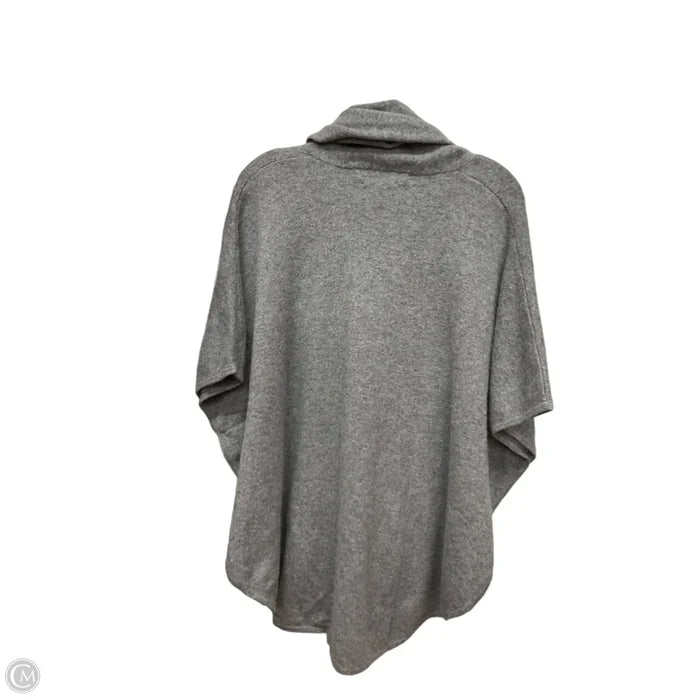 Poncho By Max Studio In Grey, Size: L