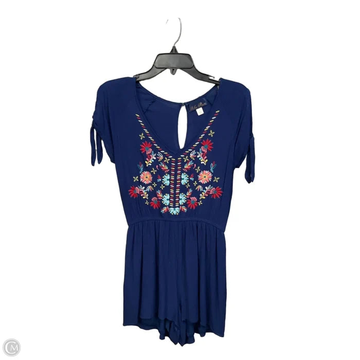 Romper By Blue Rain In Blue, Size: S