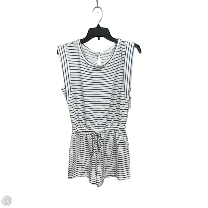 Romper By Clothes Mentor In Striped Pattern, Size: S