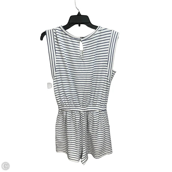 Romper By Clothes Mentor In Striped Pattern, Size: S
