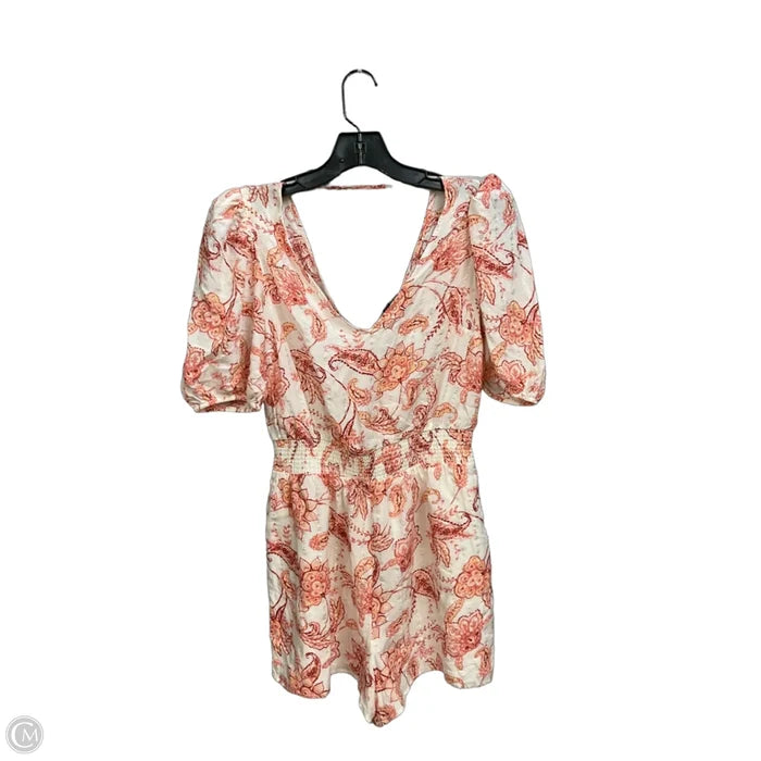 Romper By Express In Floral Print, Size: S