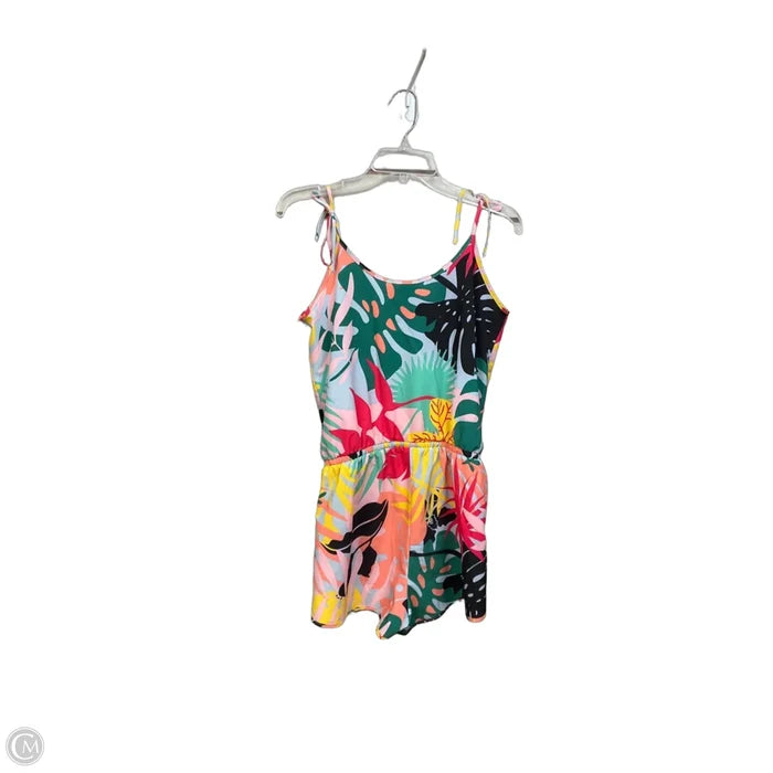 Romper By Adidas In Tropical Print, Size: Xs