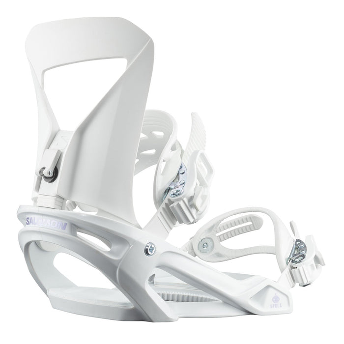 Salomon Women's Spell Snowboard Bindings 2026 White - Comor - Go Play Outside