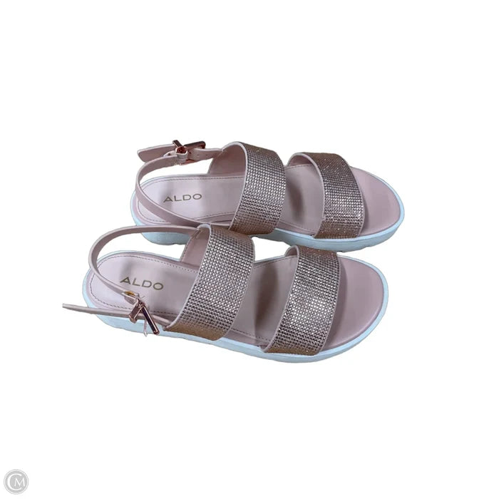 Sandals Flats By Aldo In Pink, Size: 7