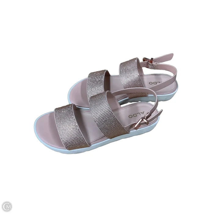 Sandals Flats By Aldo In Pink, Size: 7