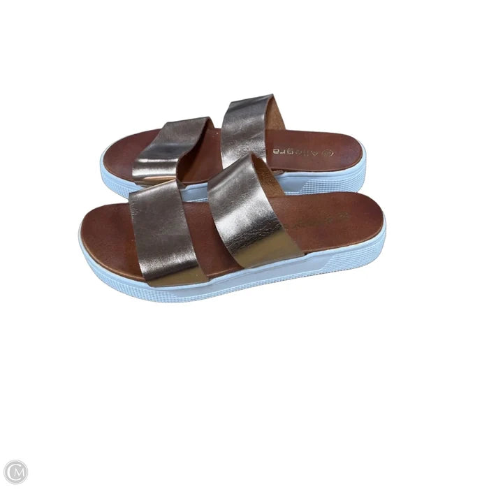 Sandals Flats By Allegra K In Brown, Size: 6