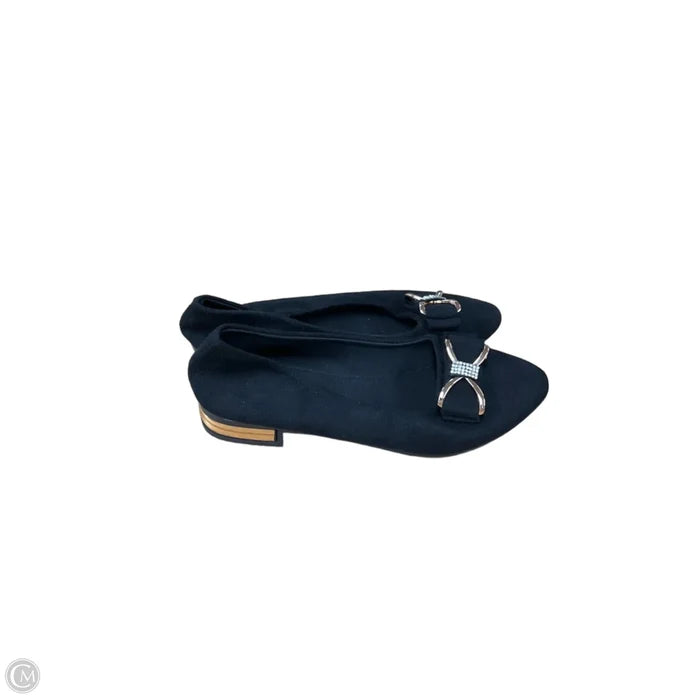 Sandals Flats By Clothes Mentor In Black, Size: 9