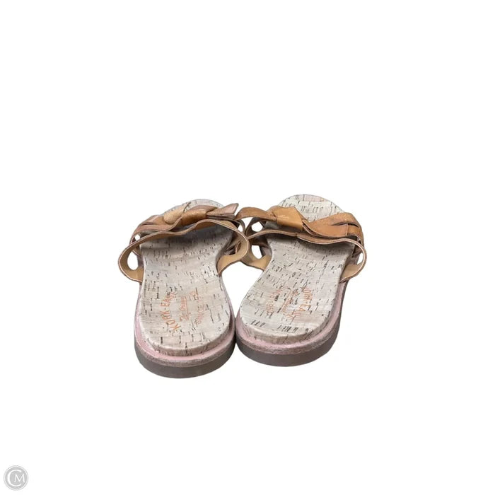 Sandals Flats By Kork Ease In Orange, Size: 9