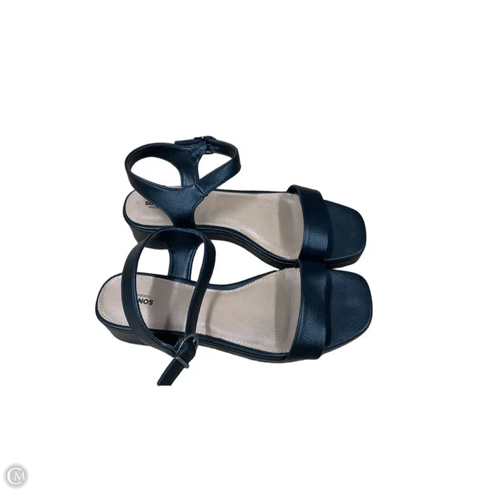 Sandals Flats By Sonoma In Black, Size: 8