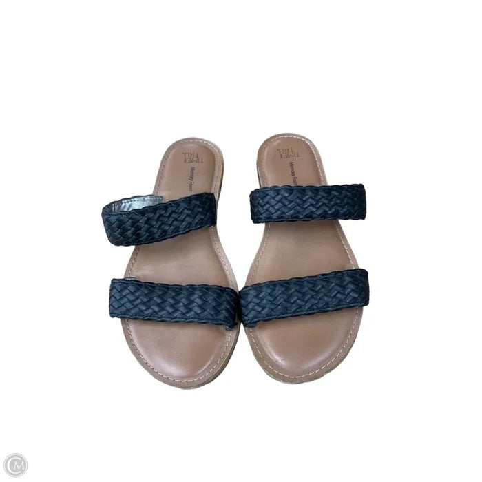 Sandals Flats By Time And Tru In Tan, Size: 8