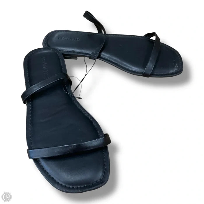 Sandals Flats By Torrid In Black, Size: 8