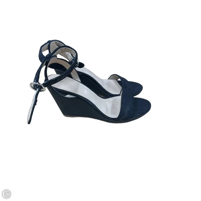 Sandals Heels Wedge By Ann Taylor In Black, Size: 10