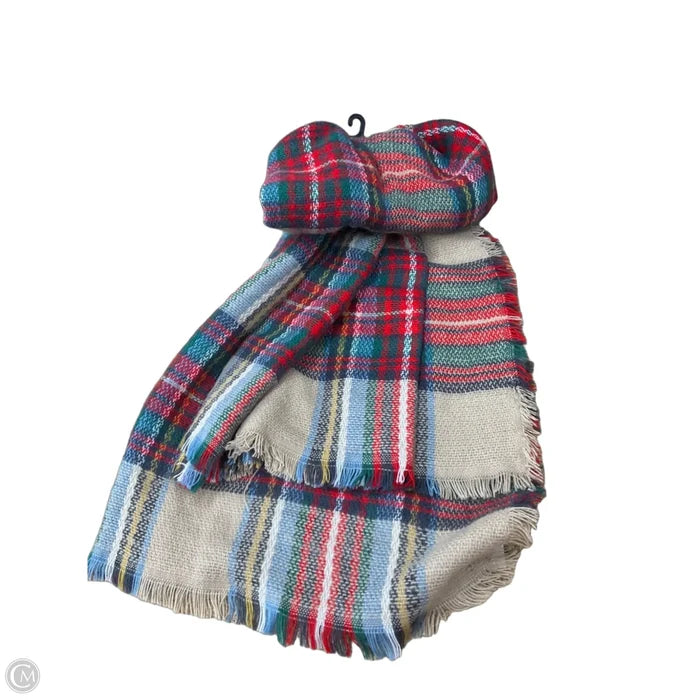 Scarf Winter By Cme In Plaid Pattern