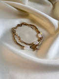 Sea shells Bracelet Double Layer