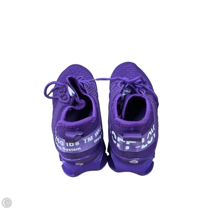 Shoes Athletic By Clothes Mentor In Purple & White, Size: 8.5