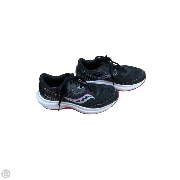 Shoes Athletic By Saucony In Black & Pink, Size: 6