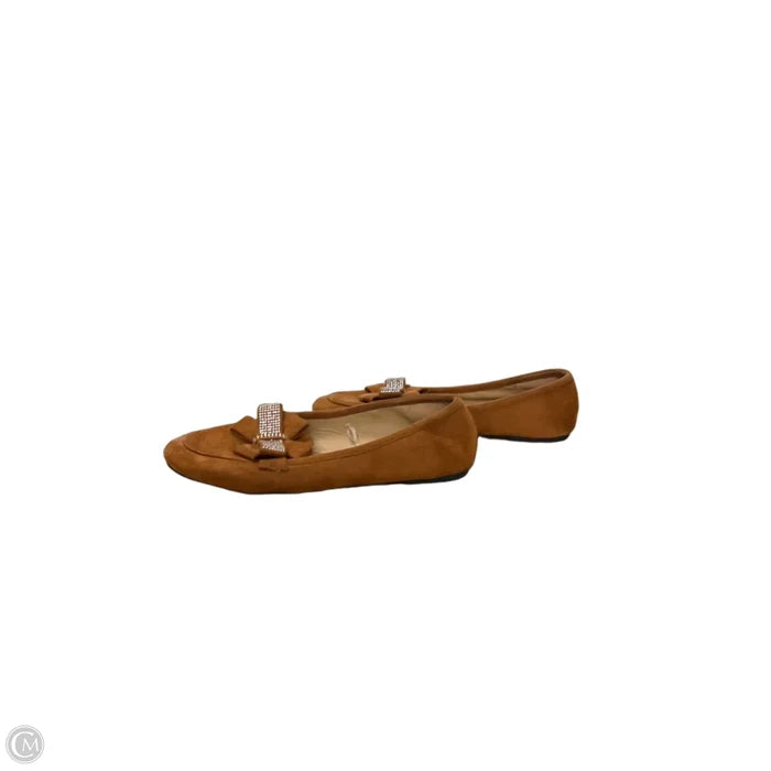 Shoes Flats By Clothes Mentor In Brown, Size: 8
