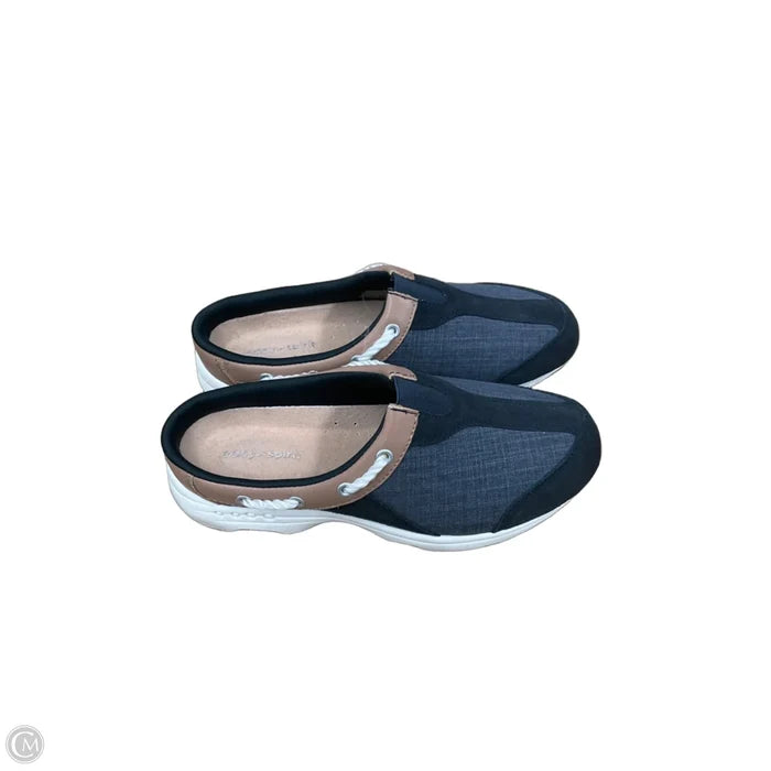 Shoes Flats By Easy Spirit In Black & Grey, Size: 6.5