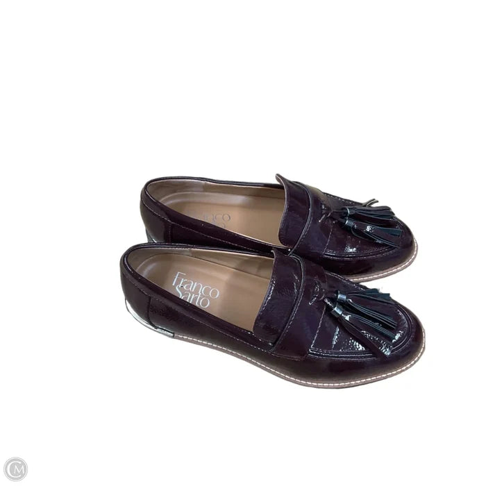 Shoes Flats By Franco Sarto In Maroon, Size: 6