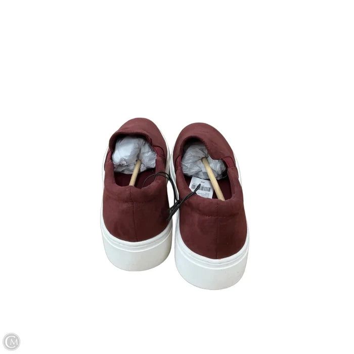 Shoes Flats By Lane Bryant In Maroon, Size: 8