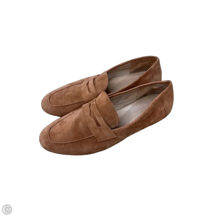Shoes Flats By Quince In Brown, Size: 8