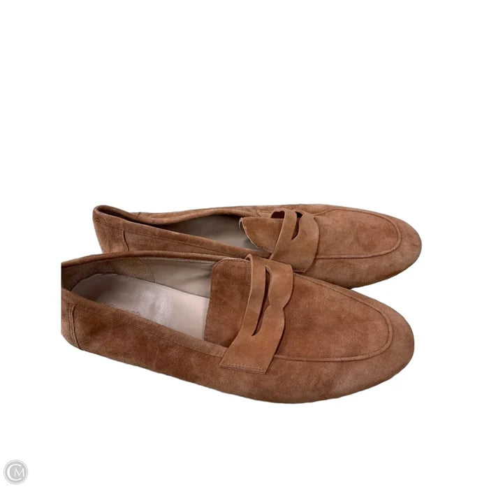 Shoes Flats By Quince In Brown, Size: 8