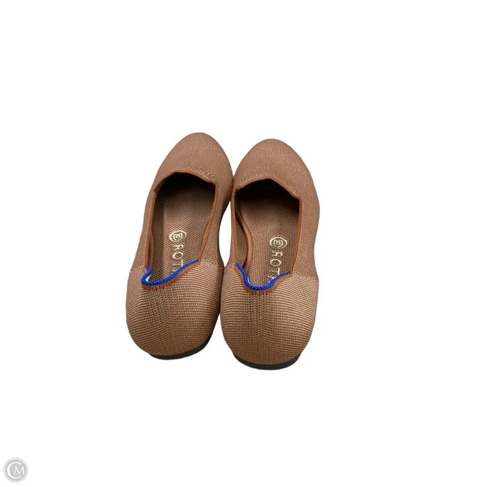 Shoes Flats By Rothys In Tan, Size: 9.5