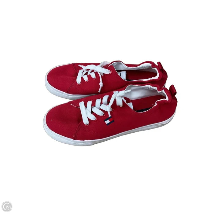 Shoes Flats By Tommy Hilfiger In Red, Size: 7