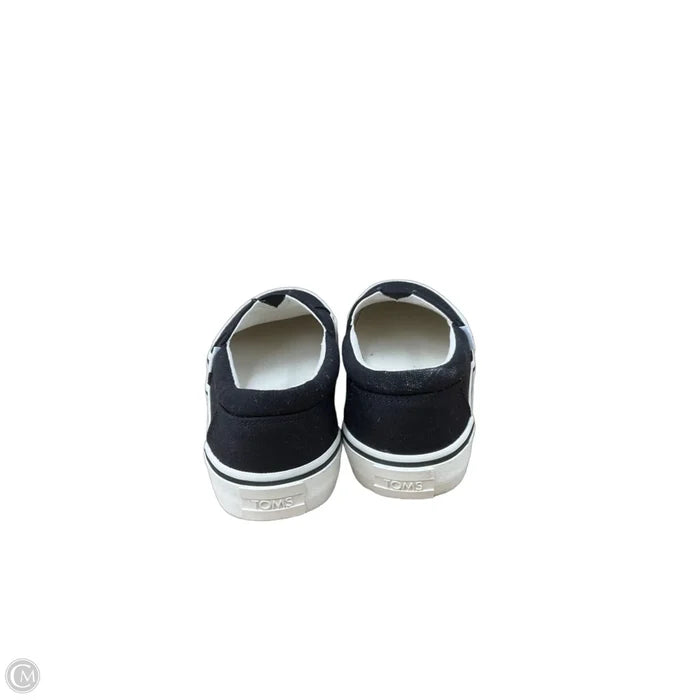 Shoes Flats By Toms In Black, Size: 6.5