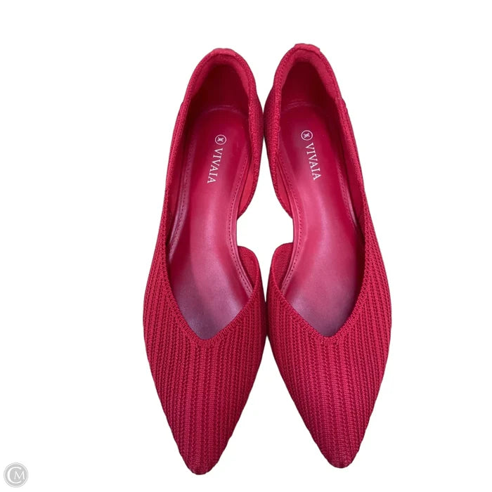 Shoes Flats By Vivaia In Red, Size: 7