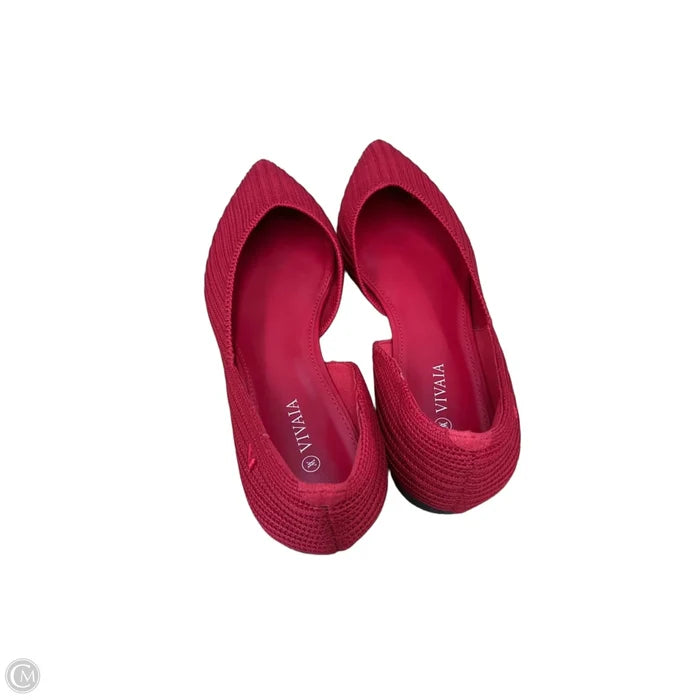 Shoes Flats By Vivaia In Red, Size: 7