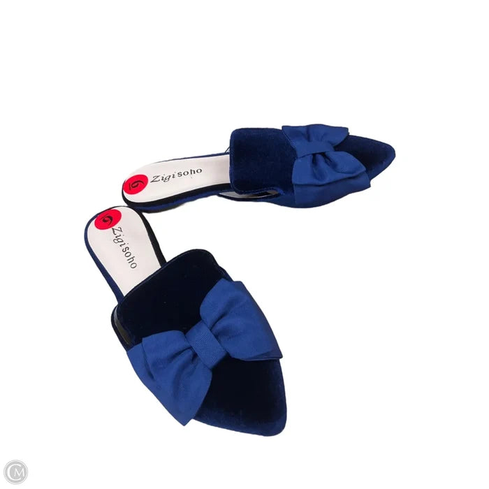 Shoes Flats By Zigi Soho In Navy, Size: 6
