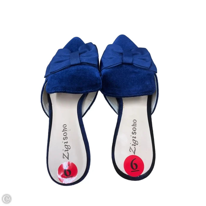 Shoes Flats By Zigi Soho In Navy, Size: 6