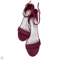 Shoes Heels Block By Allegra K In Maroon, Size: 7.5