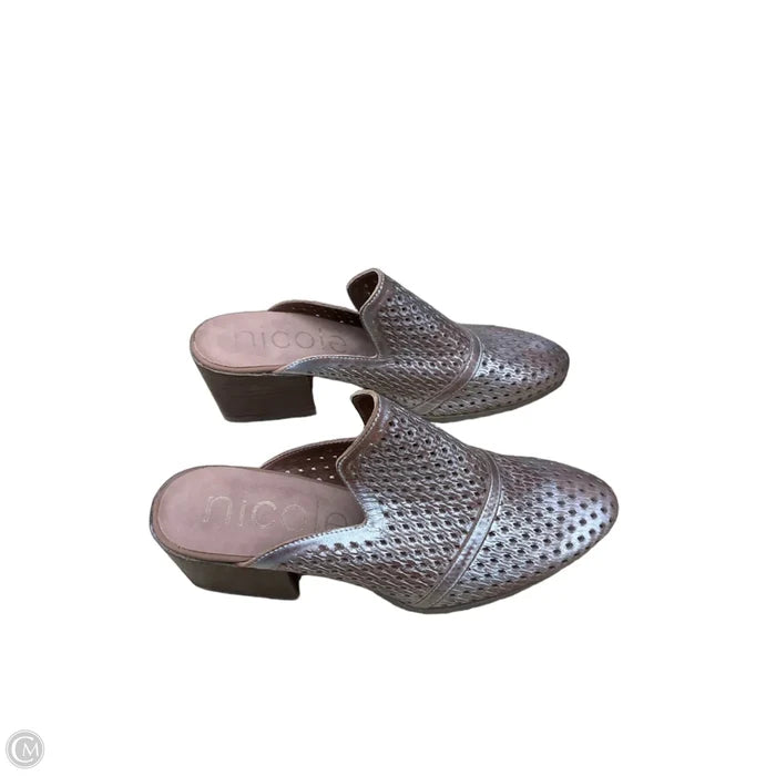 Shoes Heels Block By Nicole In Brown, Size: 8.5