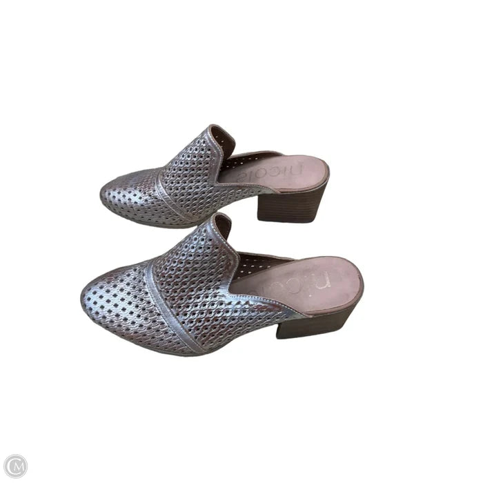Shoes Heels Block By Nicole In Brown, Size: 8.5