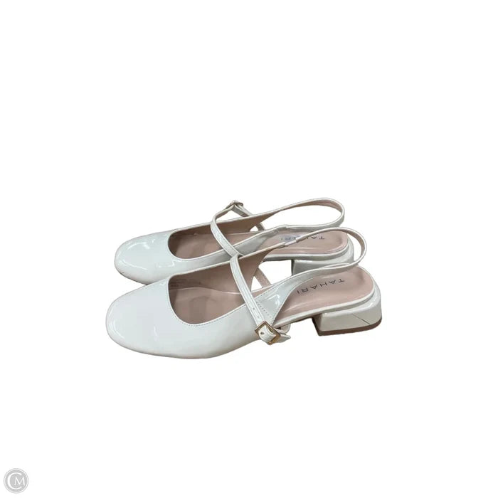 Shoes Heels Kitten By Tahari In Tan, Size: 8