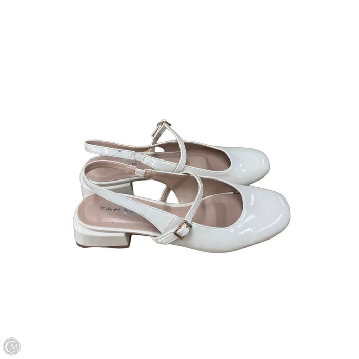 Shoes Heels Kitten By Tahari In Tan, Size: 8