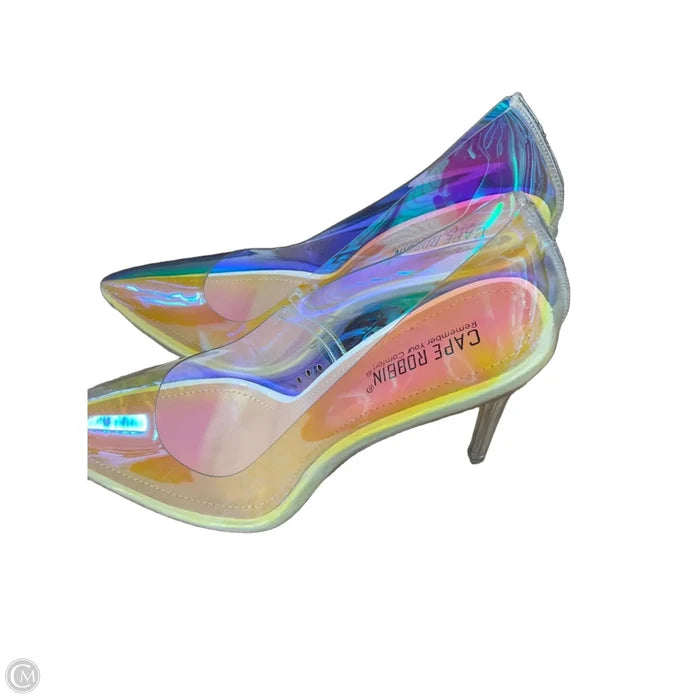 Shoes Heels Platform By Cape Robbin In Clear, Size: 10