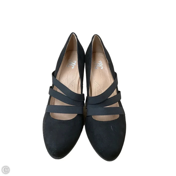 Shoes Heels Platform By Journee In Black, Size: 8