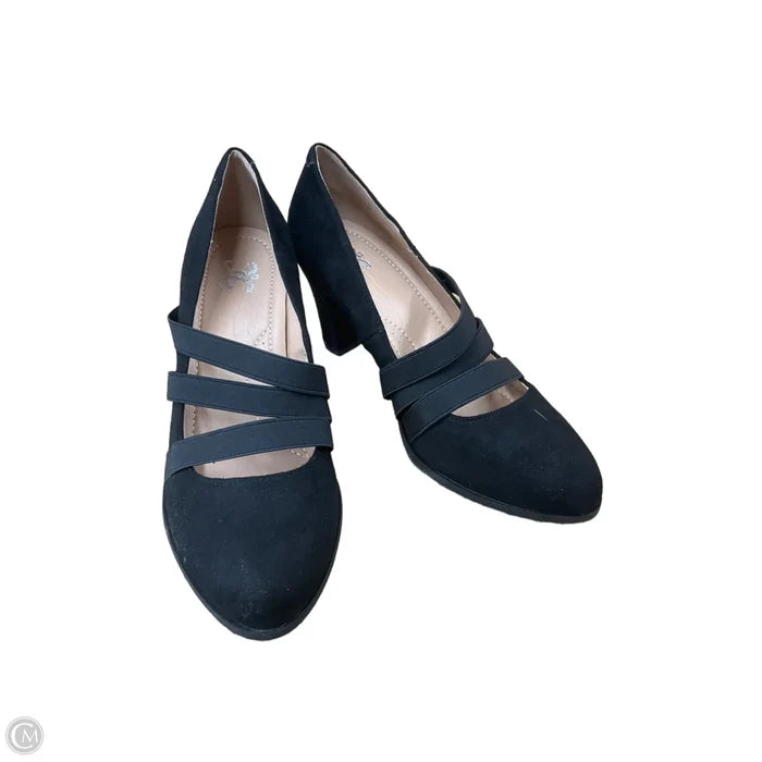 Shoes Heels Platform By Journee In Black, Size: 8