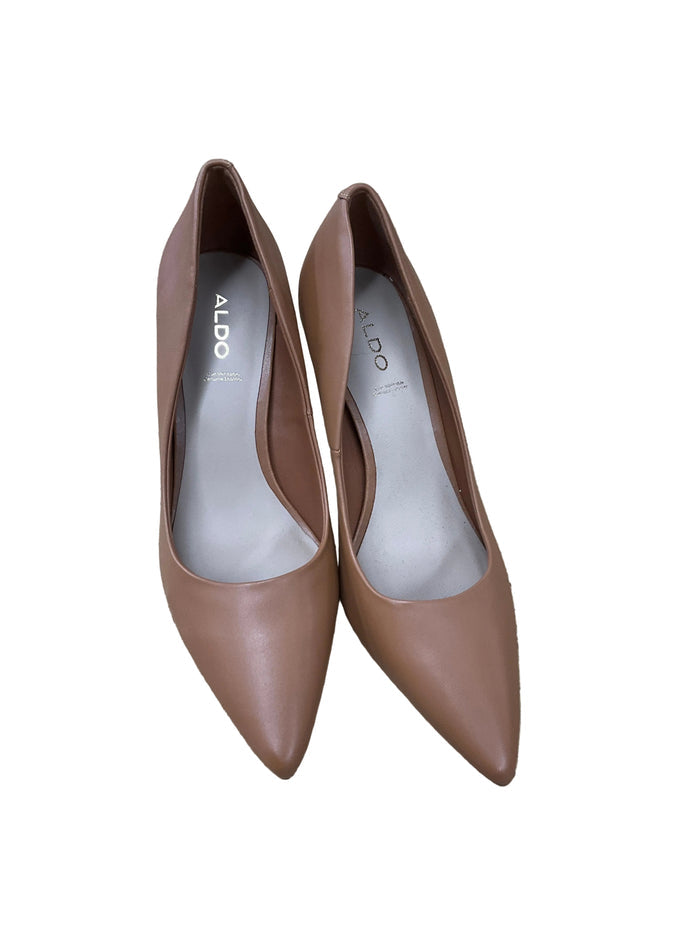 Shoes Heels Stiletto By Aldo In Brown, Size: 7.5
