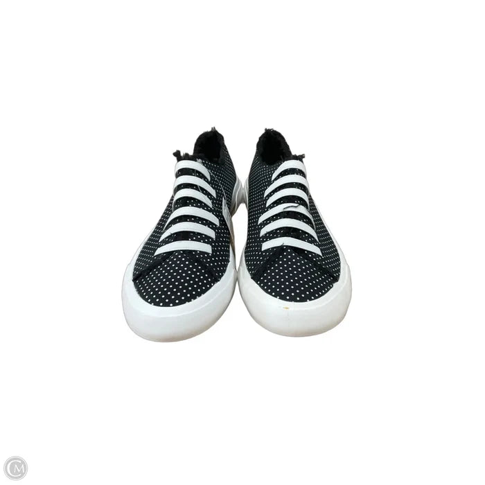 Shoes Sneakers By Rocket Dogs In Polkadot Pattern, Size: 9
