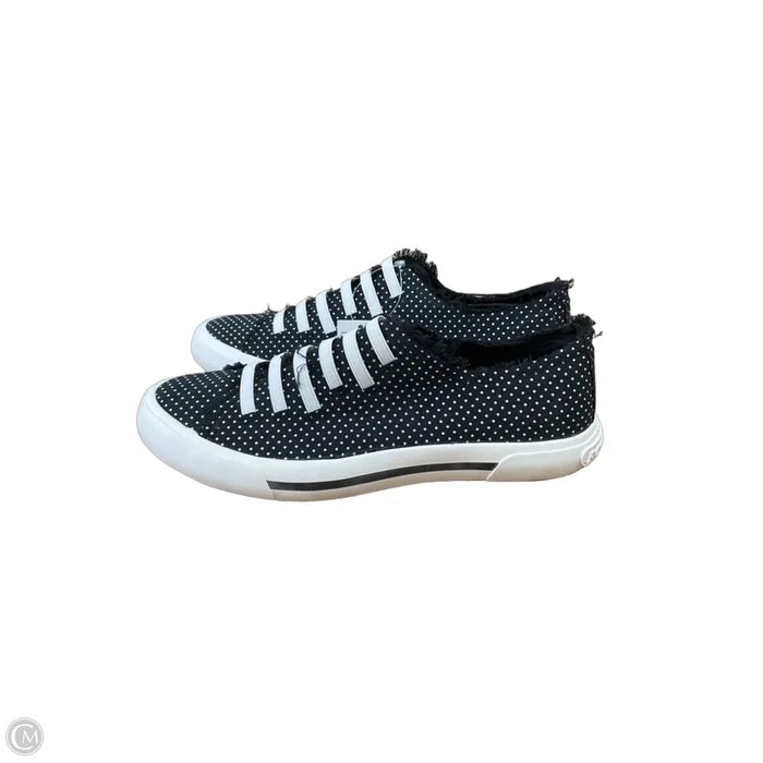 Shoes Sneakers By Rocket Dogs In Polkadot Pattern, Size: 9