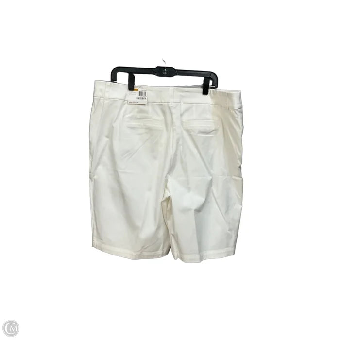 Shorts By Charter Club In White, Size: 16