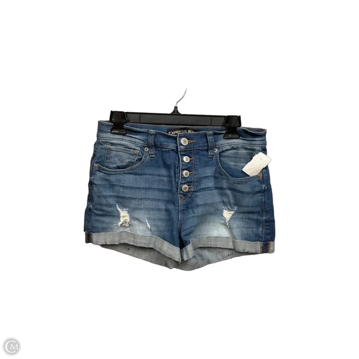 Shorts By Express In Blue Denim, Size: 8