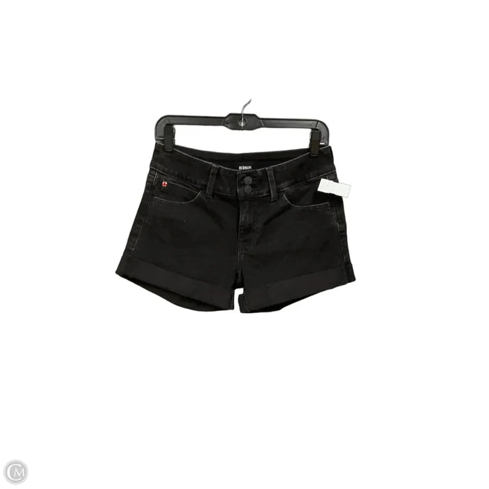 Shorts By Hudson In Black Denim, Size: 4