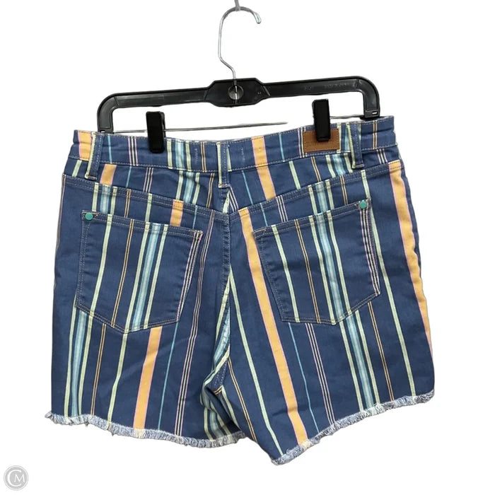 Shorts By Judy Blue In Striped Pattern, Size: 16