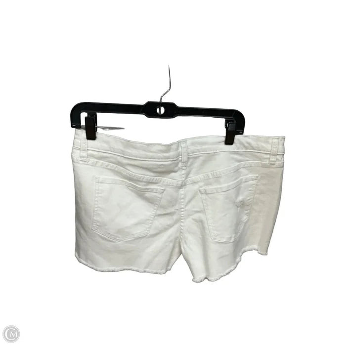 Shorts By Mossimo In White Denim, Size: 12
